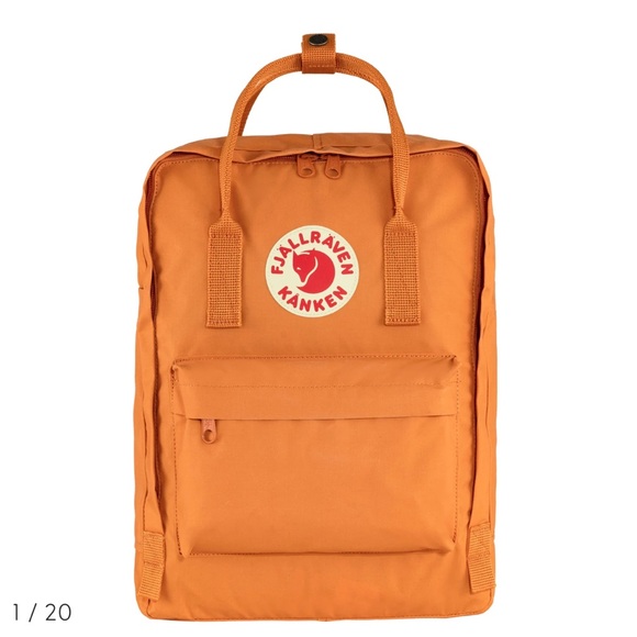 SOLD!!! NWT FJALLRAVEN Kanken Backpack Sunstone Orange - Picture 7 of 9